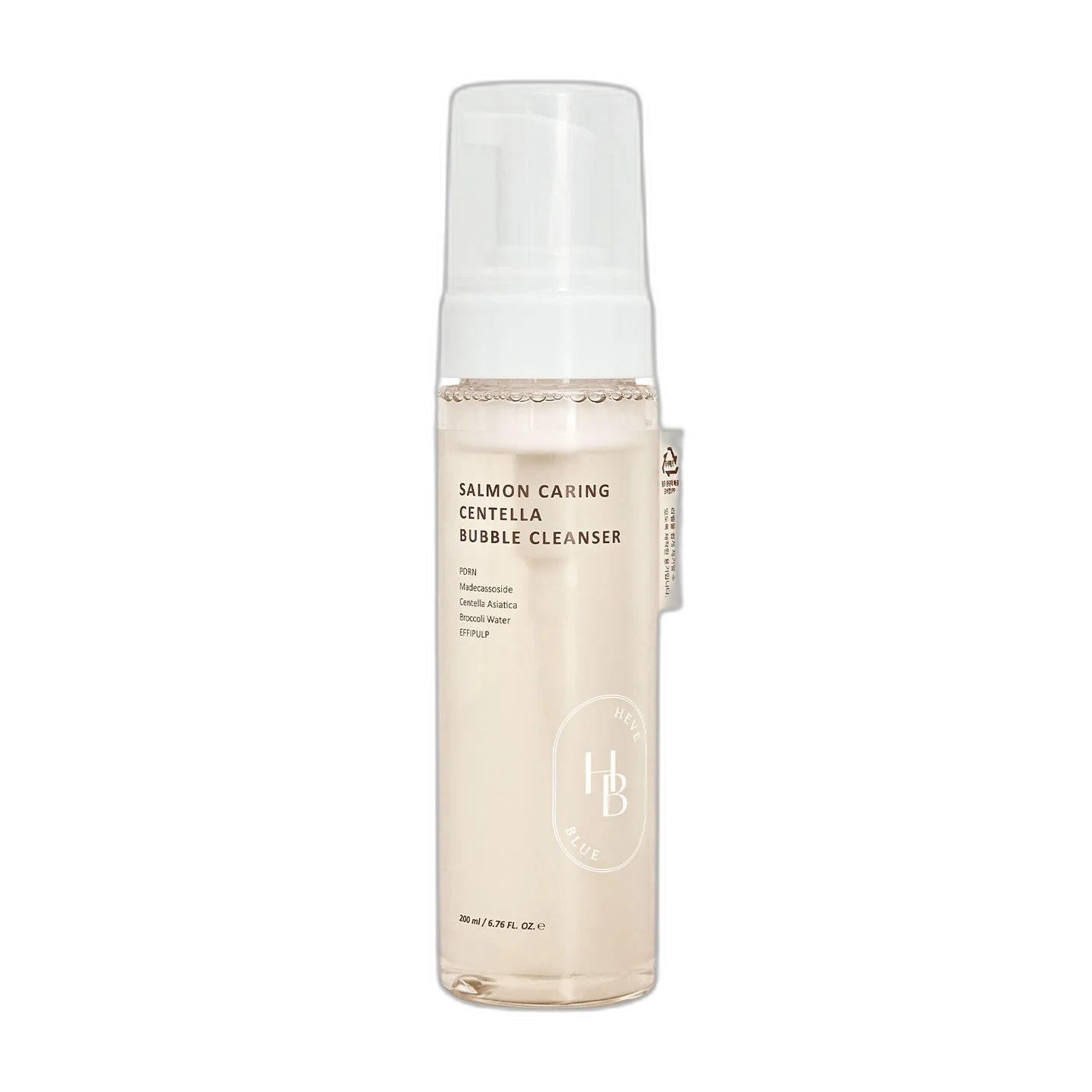 Heveblue Heveblue Salmon Caring Centella Bubble Cleanser 200ml product image