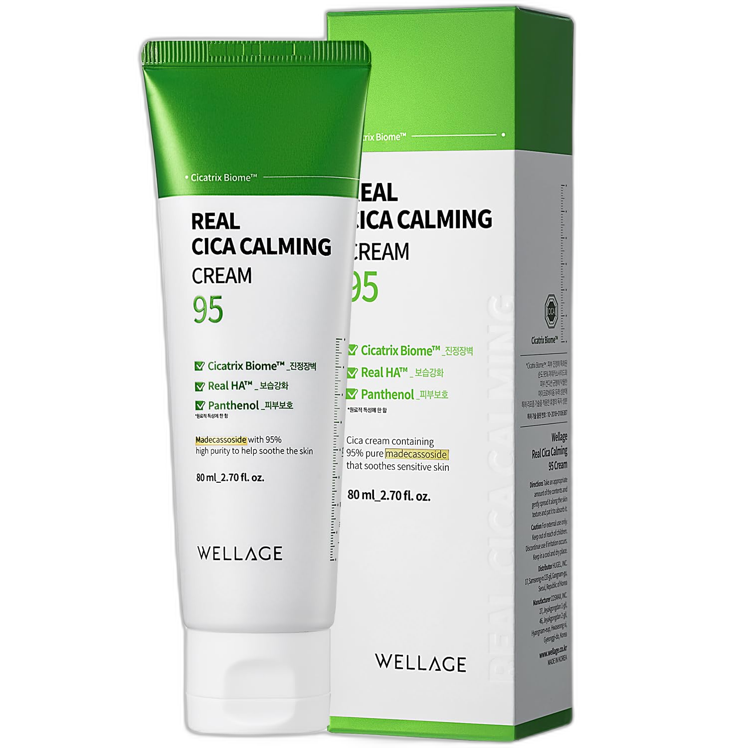 Wellage Wellage Real Cica Calming 95 Cream 80ml product image