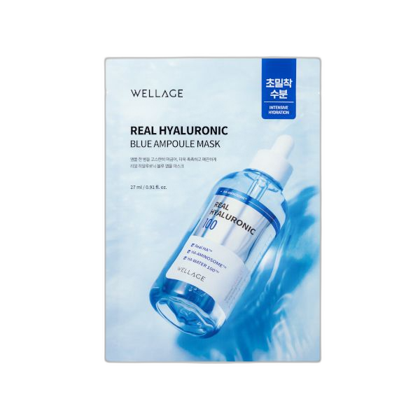 Wellage Wellage Real Hyaluronic Blue Ampoule Mask 1Pcs product image