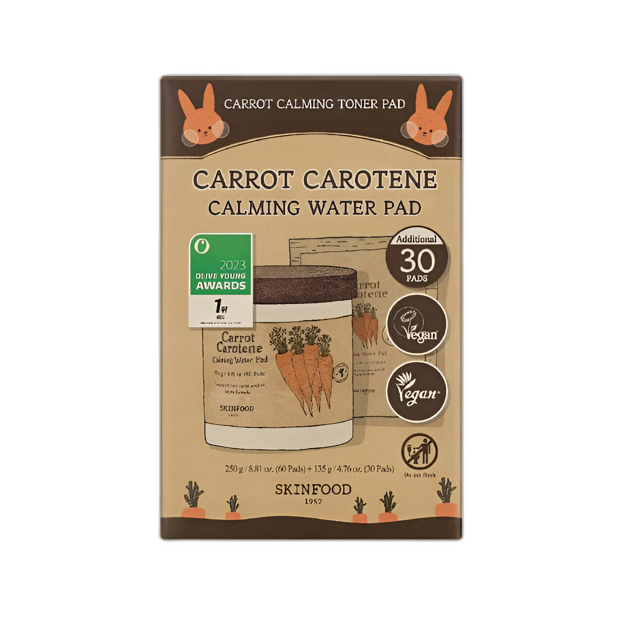 Skinfood Skinfood Carrot Carotene Calming Water Pad Special Plus Set product image