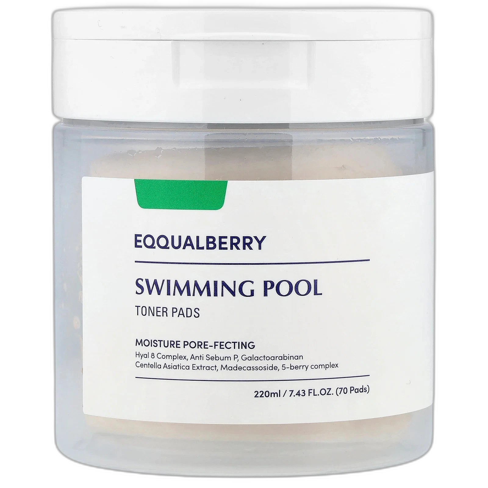 Eqqualberry Eqqualberry Swimming Pool Toner Pads 220ml 70 Sheets product image