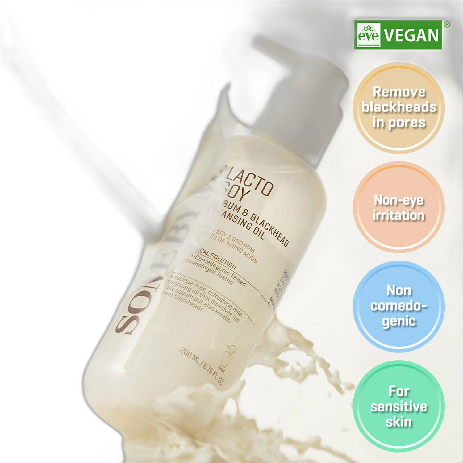 Some By Mi Some By Mi Lacto Soy Sebum & Blackhead Cleansing Oil 200ml product image